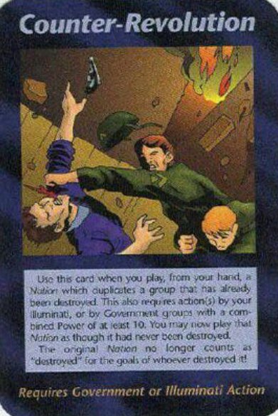 Illuminati Card Game All Cards