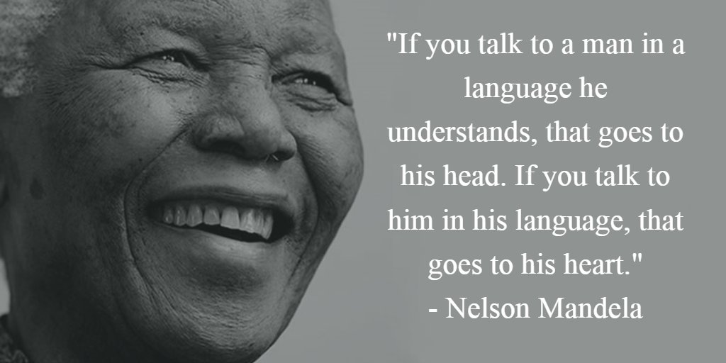 #MandelaDay #LanguageMatters