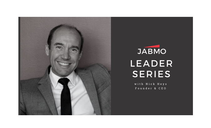 AzaleadFrance's tweet photo. Jabmo features its first Leader Series! Hear what Jabmo's founder and CEO, Nick Heys, thinks about today's world of #B2B #buying: https://t.co/PF7r4DBDit #ABM #ABA #advertising #marketing https://t.co/huvU2EeTNe