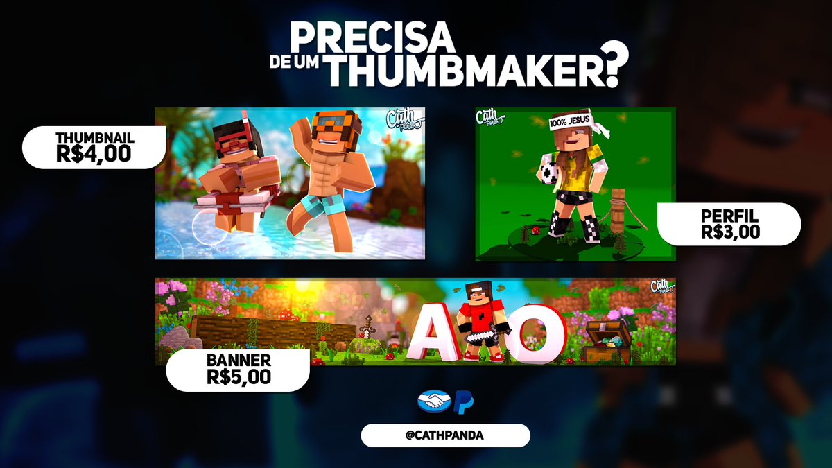 ◒ Voce esta procurando um Thumbmaker com Compromisso, Pontualidade, Competencia e Agilidade?

◓ Entre em contato comigo pela DM e podemos negociar!

Mesmo que voce nao for comprar, #Rt + #Fav pra me ajudar! ❤️