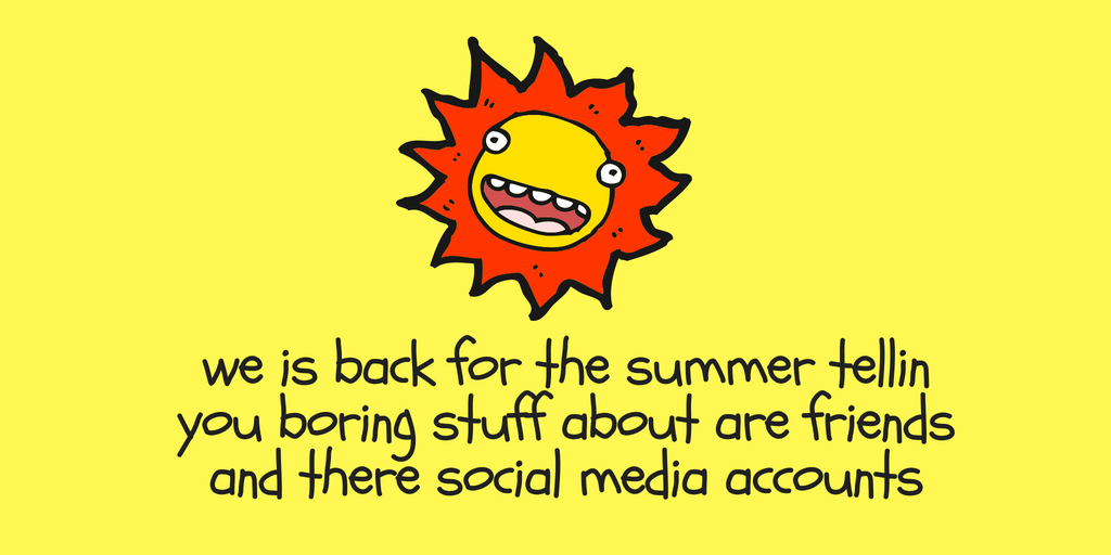BexHillVoice's tweet photo. we is back specially for summer 2018 and now wiv 280 letters yaaaay we be telling you pointless stuff that no one else wants to know about are luvly friends on social media in #bexhill #littlecommon #hooe #hastings #collington #pebsham #sidlee #upperdicker #weluvyoolongtime https://t.co/3Mxmg1kYYv