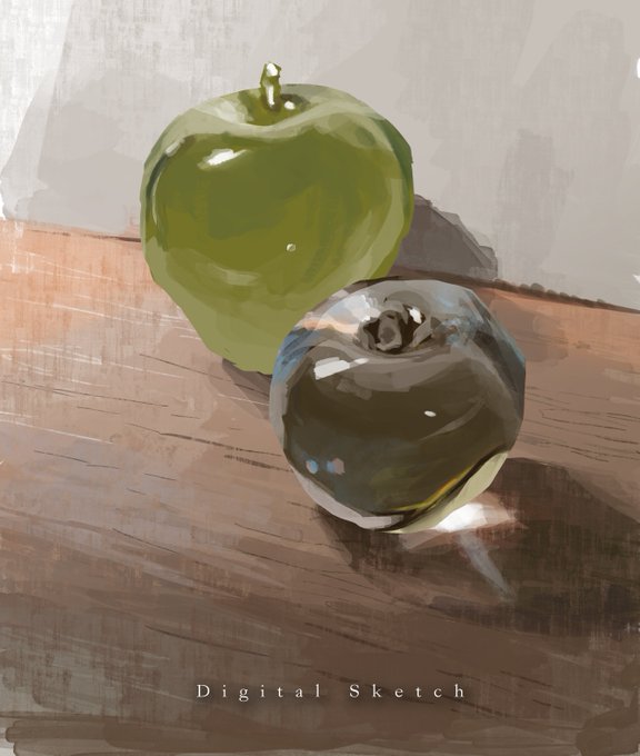 「apple」 illustration images(Oldest｜RT&Fav:50)