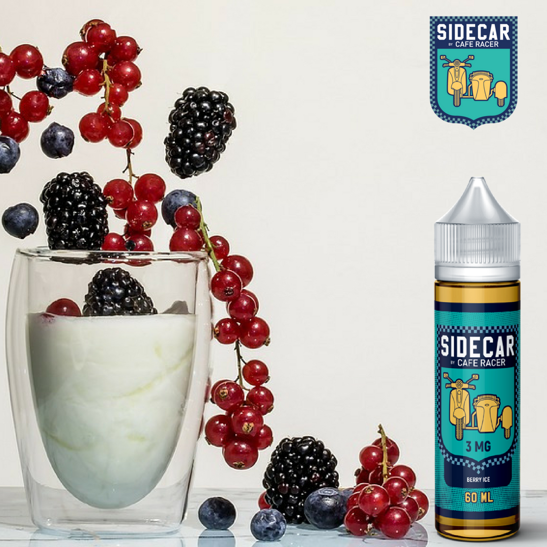CafeRacerVape's tweet photo. Just PURE. HONEST. FLAVORS. Have you tried our bursting-with-berry-flavor #BerryIce eliquid? https://t.co/EvrYbHt9dh