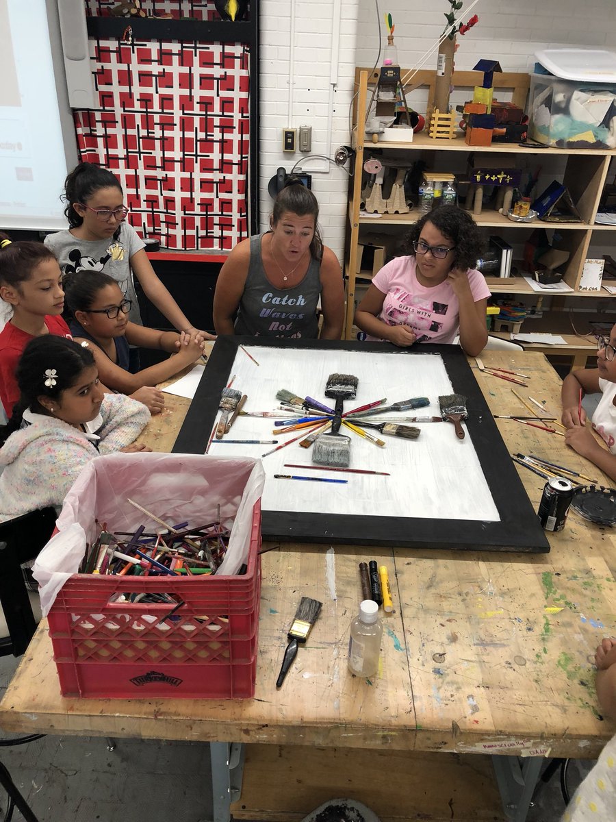 timeforbetty's tweet image. Summer Enrichment! Ruined art tools turn into Art itself!!! #collage #WeeCreate @Ms_Krieg @ZywickiR @RobFerullo4 @FAmato53 @weehawkennj @