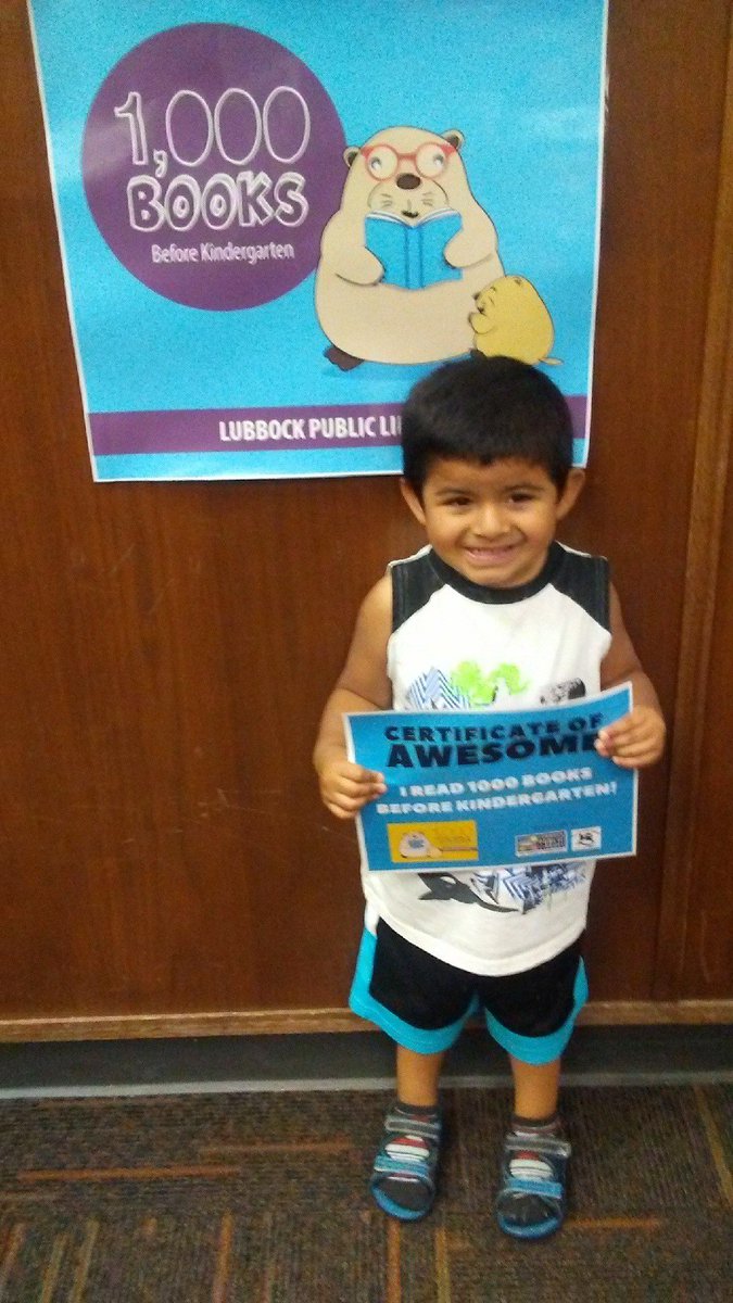 lubbocklibrary's tweet photo. Alyssa O. and Julian P. completed the #1000BooksB4K challenge at #MahonLIB last week! Get started at home: https://t.co/j4Mh4nq8RL https://t.co/rdBkzhZ0UL