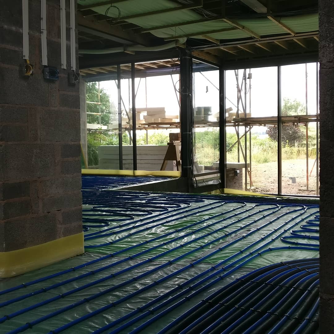 GoGreenEngineer's tweet image. 1st fix completed and #Underfloorheating laid, ready for a low build up Thermia based #screed for optimal #UFH performance. This #lowenergybuilding features 2 x @Zehnder_Passive #MVHR units, @omnieuk UFH system with #smartcontrols. Designed, installed &amp;amp; commissioned by ourselves