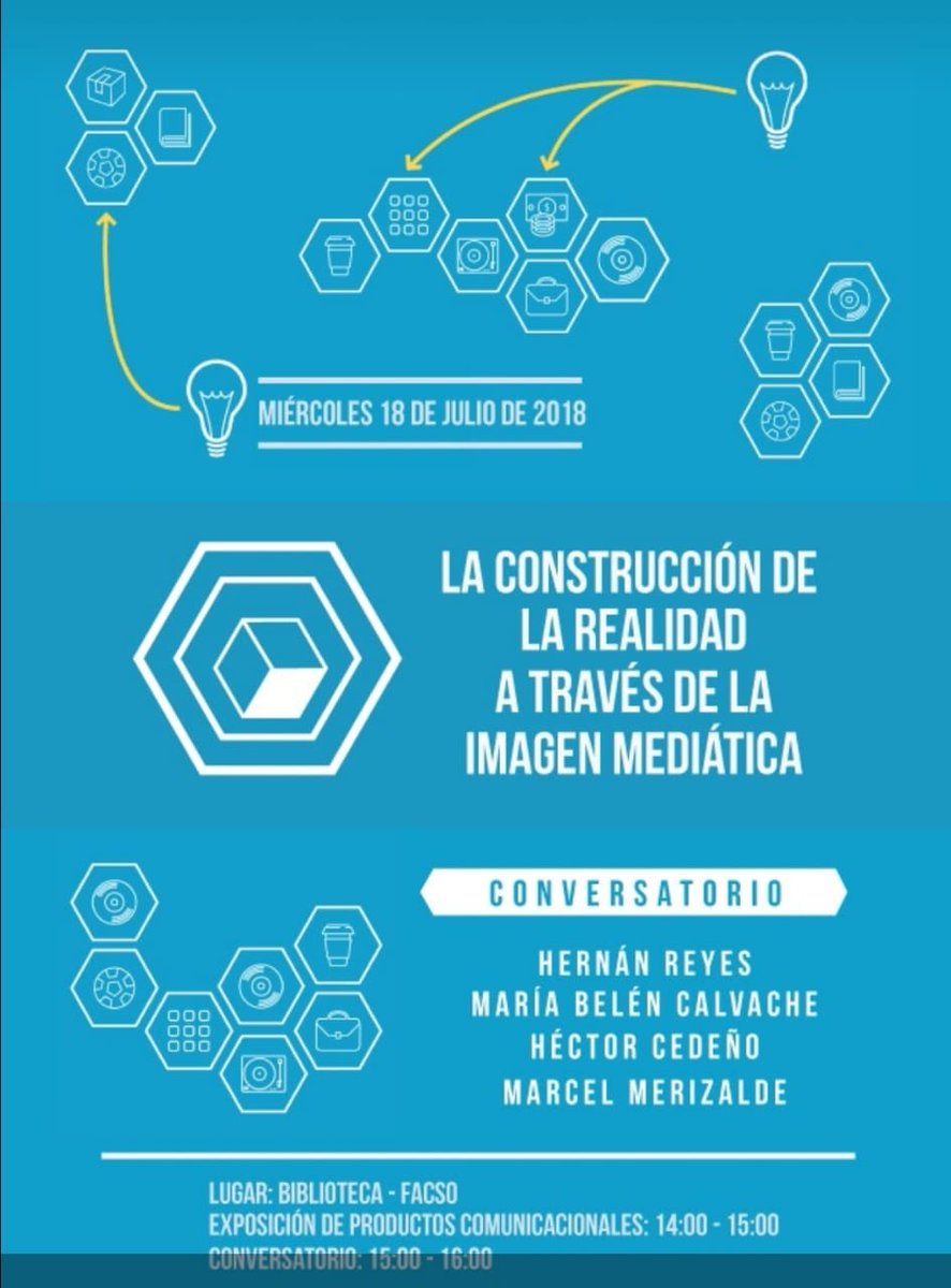 <a href="/teleamazonasec/">Teleamazonas</a> <a href="/elcomerciocom/">El Comercio</a> <a href="/revistaPlanV/">Plan V</a> <a href="/EcuadorTV/">EcuadorTV</a> <a href="/Gamanoticiasec/">GamaNoticias Ecuador</a> no se pierda  hoy el mega evento de Comunicación en la Biblioteca Facso Quito a las 14h00. 
#FrancoTiradoresVisualesFacsoUce