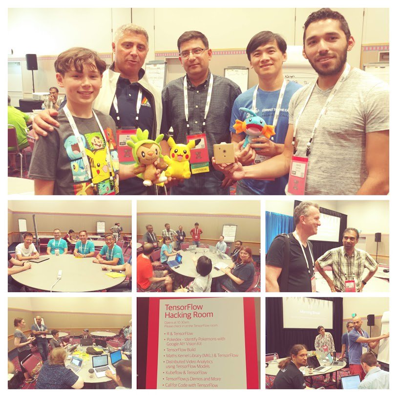 sumalaika's tweet photo. Thank you for stunning #tensorflowday @oscon -& for great team leads & participants in the @TensorFlow hacking room - @JimSpohrer @pvaneckw @vjbytes #pokemon @gdequeiroz @mmmpork @ibmjedi @AnimeshSingh @blacklet @tedhtchang @jeffborek @ibmcode see photos https://t.co/XZdh2XCKU1 https://t.co/9DU5Kz0UGj