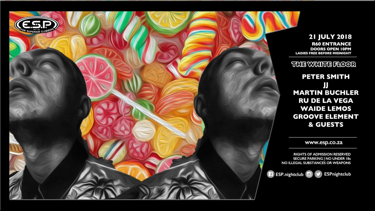 The White Floor #SaturdayNight from 10 > #Techno + #TechHouse 

@WassupJoburg <a href="/Where2PartyJhb/">♠️♦️キングAジョーカー♥️♣️</a> <a href="/ilovepartiesjhb/">I love parties Jhb</a> <a href="/jhblive/">JHBLive</a> <a href="/partyfind/">@PartyFind</a>