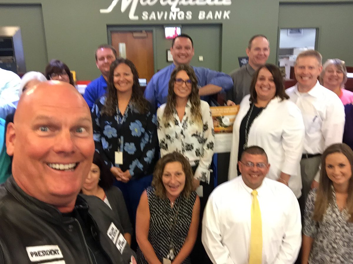 TroyAPeters's tweet photo. Great to meet the team at Marquette Savings Bank.  They do so much for this community. #Erie #Pennsylvania https://t.co/KlQZQrS6yG