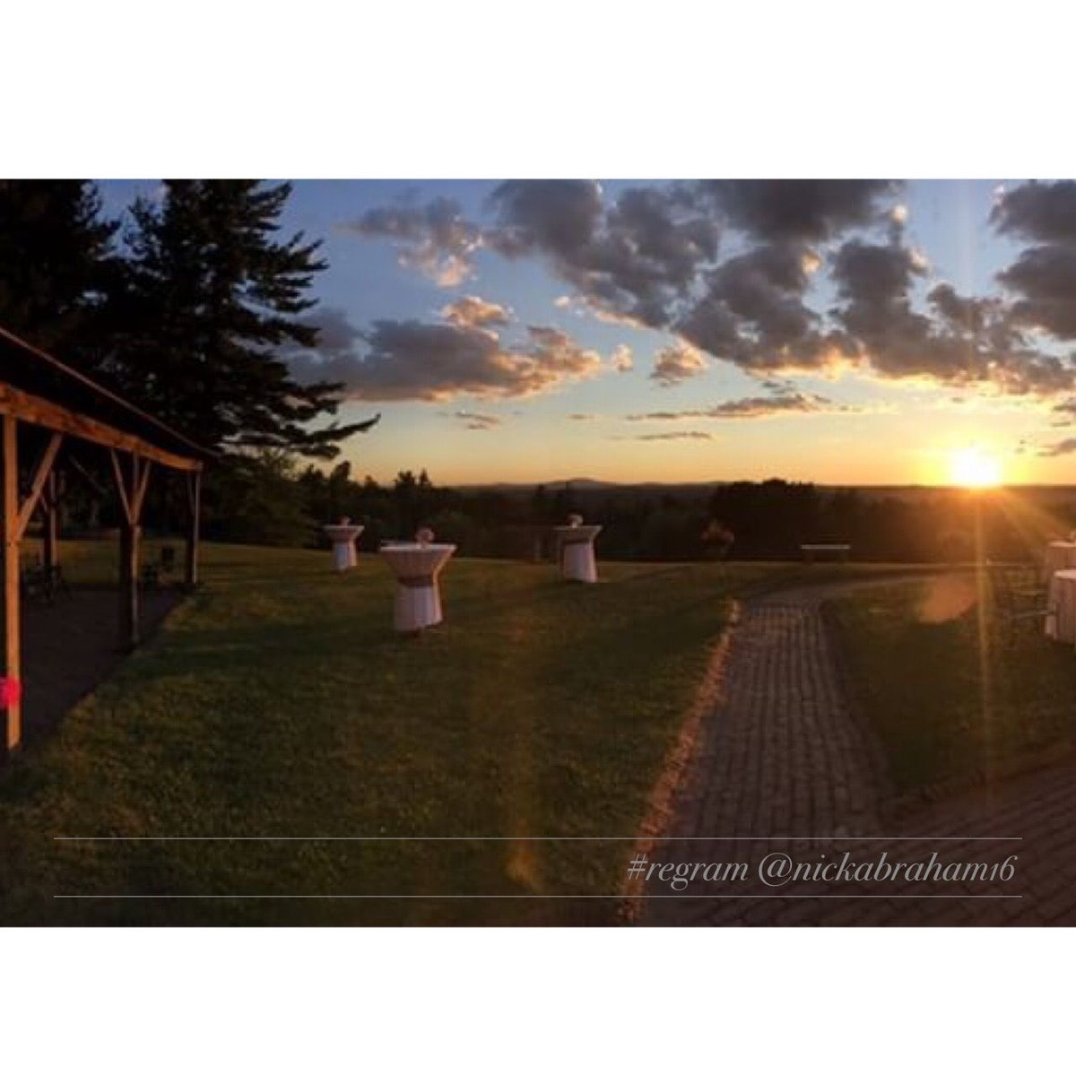 FiresideCaterin's tweet photo. When the sun sets at @Fruitlands Museum.  Thanks for the magnificent capture @nickabraham16 . https://t.co/ctOk1mH7lv