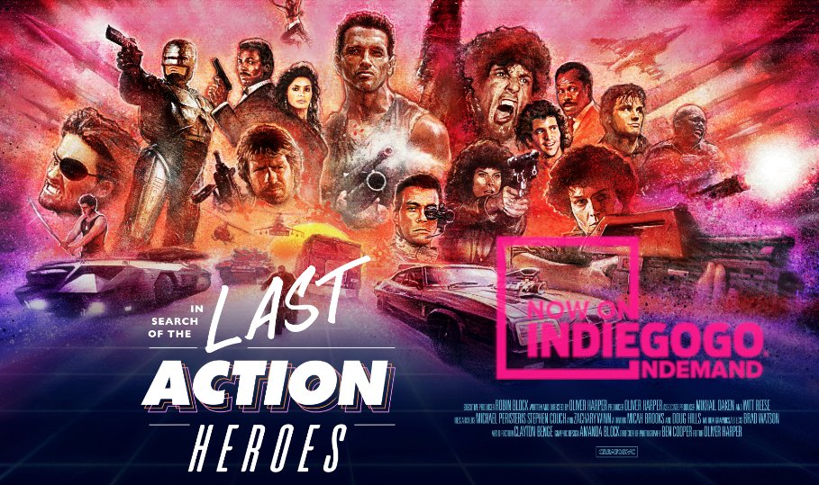 OllieH82's tweet photo. If you missed out on our Kickstarter to help fund my first feature-length documentary 'In Search of the last action Heroes', don’t worry!  All of our fantastic and exclusive rewards are now available on Indiegogo In-demand. https://t.co/R2A7CU2uBj https://t.co/3dSLv52epN