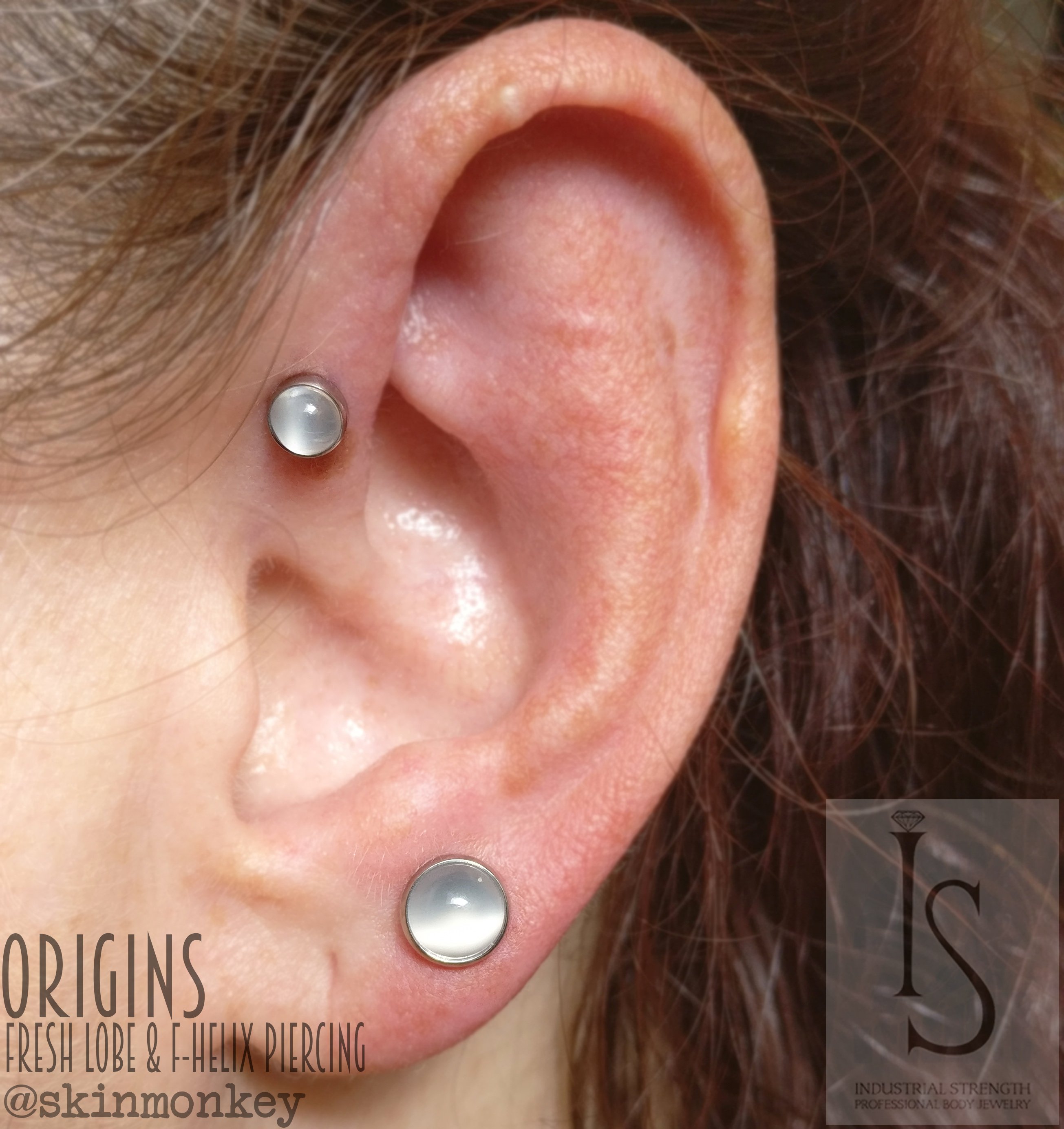 Industrial outlet strength piercings