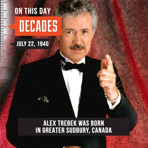 Happy 78th Birthday Alex Trebek! 
