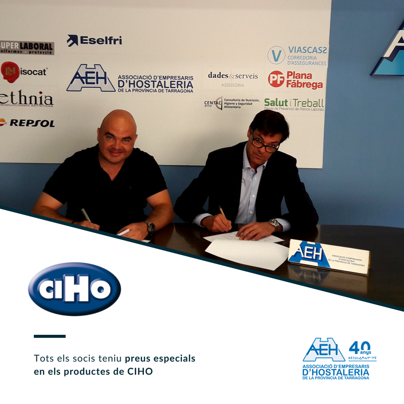 AEHTarragona's tweet image. Creixent sense parar per oferir-vos més avantatges! 🍴🙌@_CIHO_ és una empresa dedicada a l'equipament per al món del hospitality des de 1993 i si ets soci de l'AEHT, tens preus molt especials! :-) Gràcies per estar al nostre costat!
➡ ciho.es ⬅