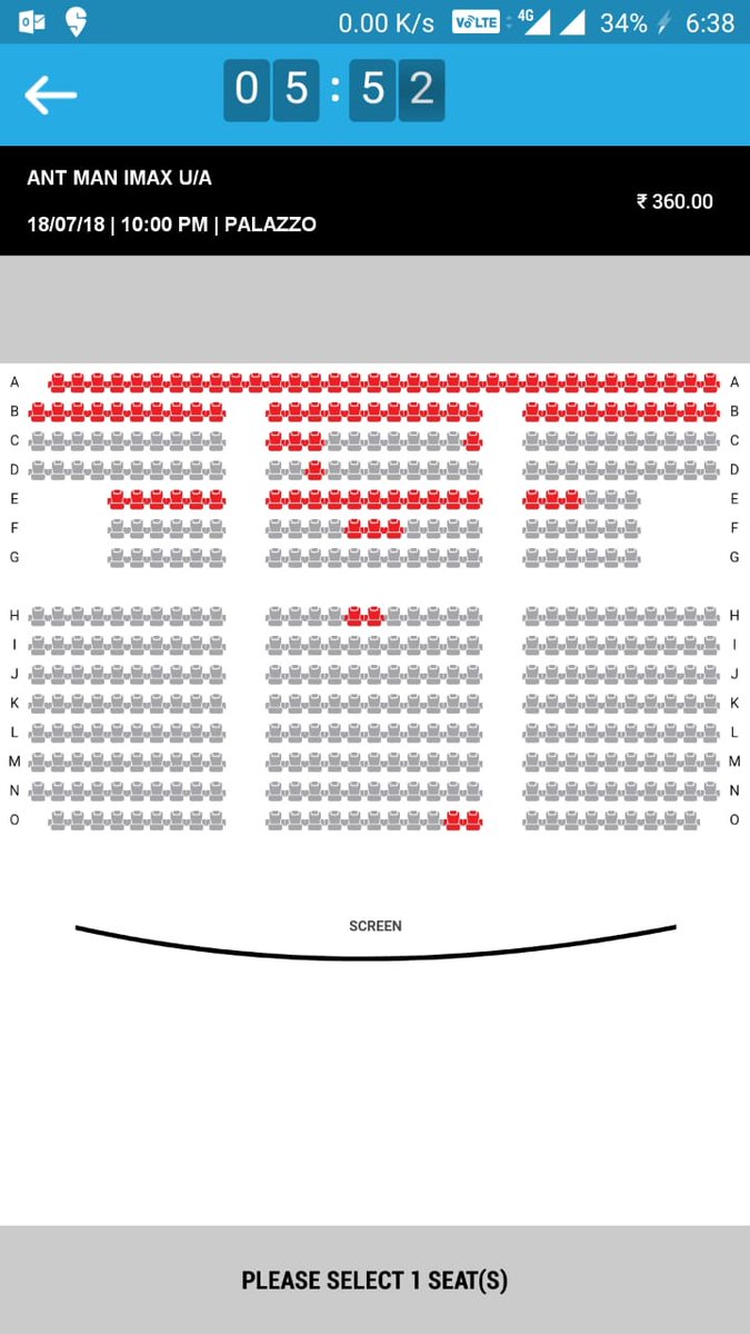 Palazzo Theater Chennai Seating Chart