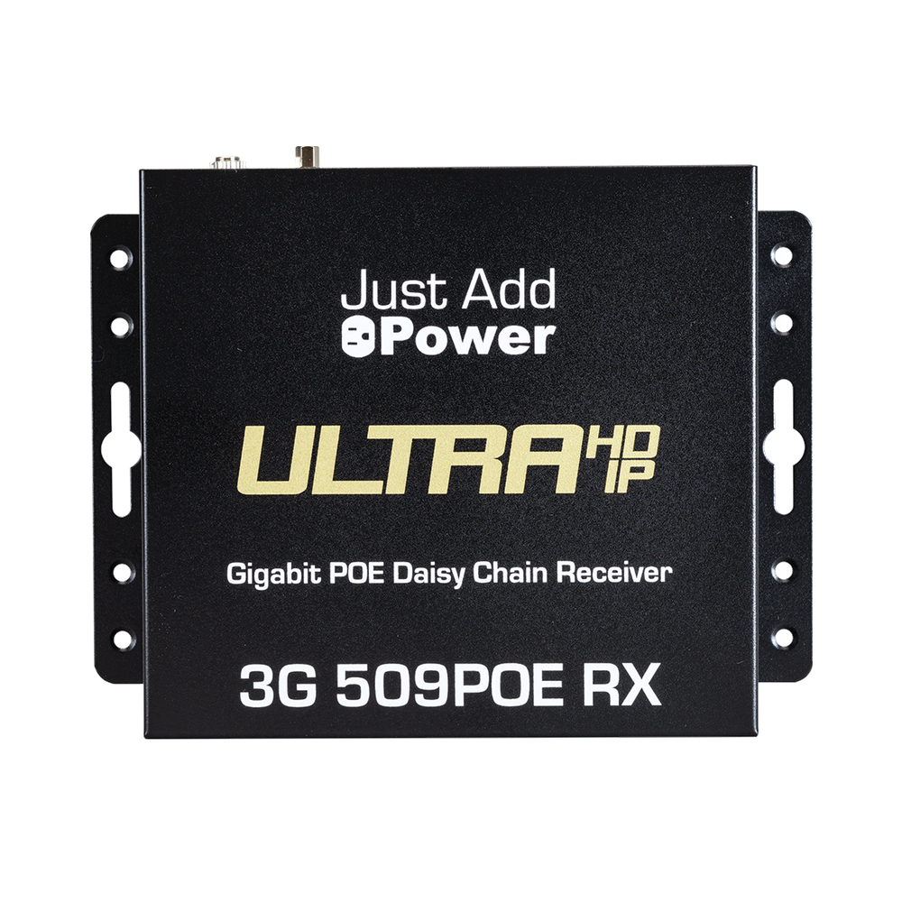 AV_Buzz's tweet photo. .@JustAddPowerHD introduces Daisy Chain Receiver to 3G Ultra HD Over IP Series for increased install flexibility #AVTweeps #AVoverIP - https://t.co/K8FgzsmZaI https://t.co/iPpJmRyJx7