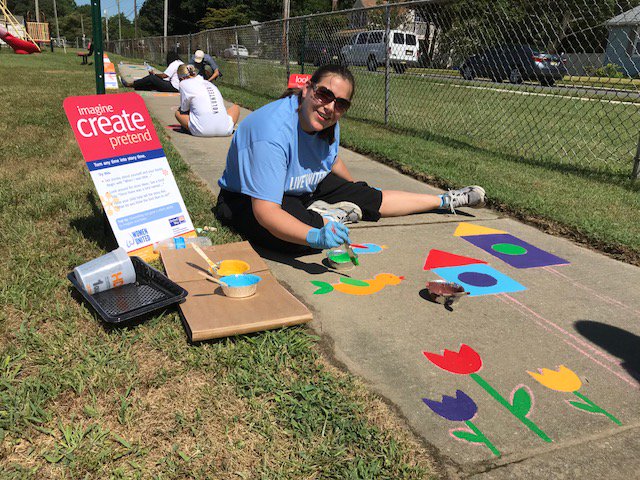 PhillySJUnited's tweet photo. Happy trails! π·π€βοΈ#Volunteers from @PNCBank, @Timberland AC, & our own #WomenUnited are rebuilding our #BornLearningTrail in Pleasantville, NJ! #LittleLearners can explore, create & imagine with their families along the trail. TY Women United for sponsoring this #DayofCaring. https://t.co/Evmhxp2QJ3