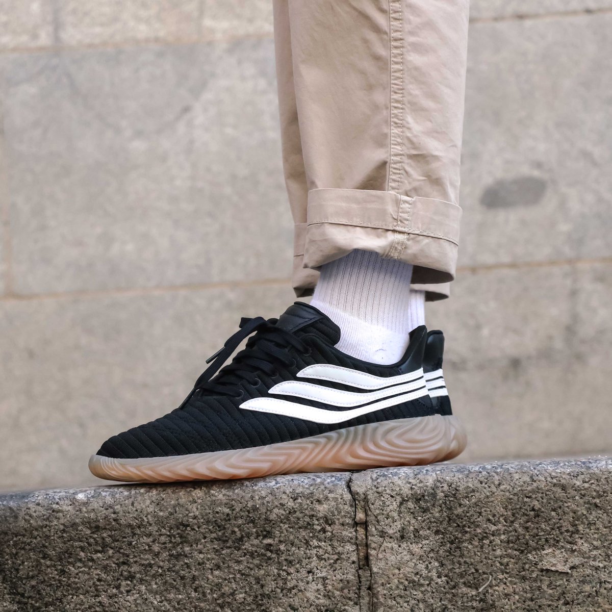 adidas sobakov with jeans