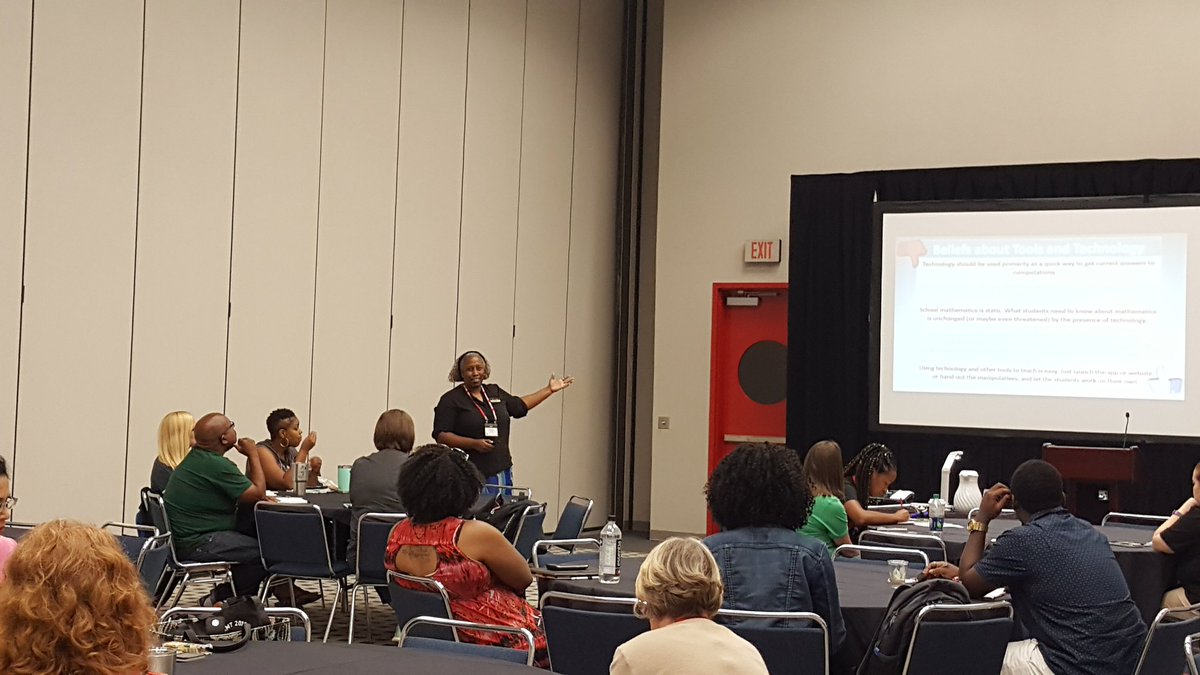 FBISDmath's tweet image. It is about the thinking, not the calculating. Our own Monique Williams sharing her knowledge at CAMT @Monique_Chatman @FortBendISD @FBISDSTEM #gotmath @CAMTtweets