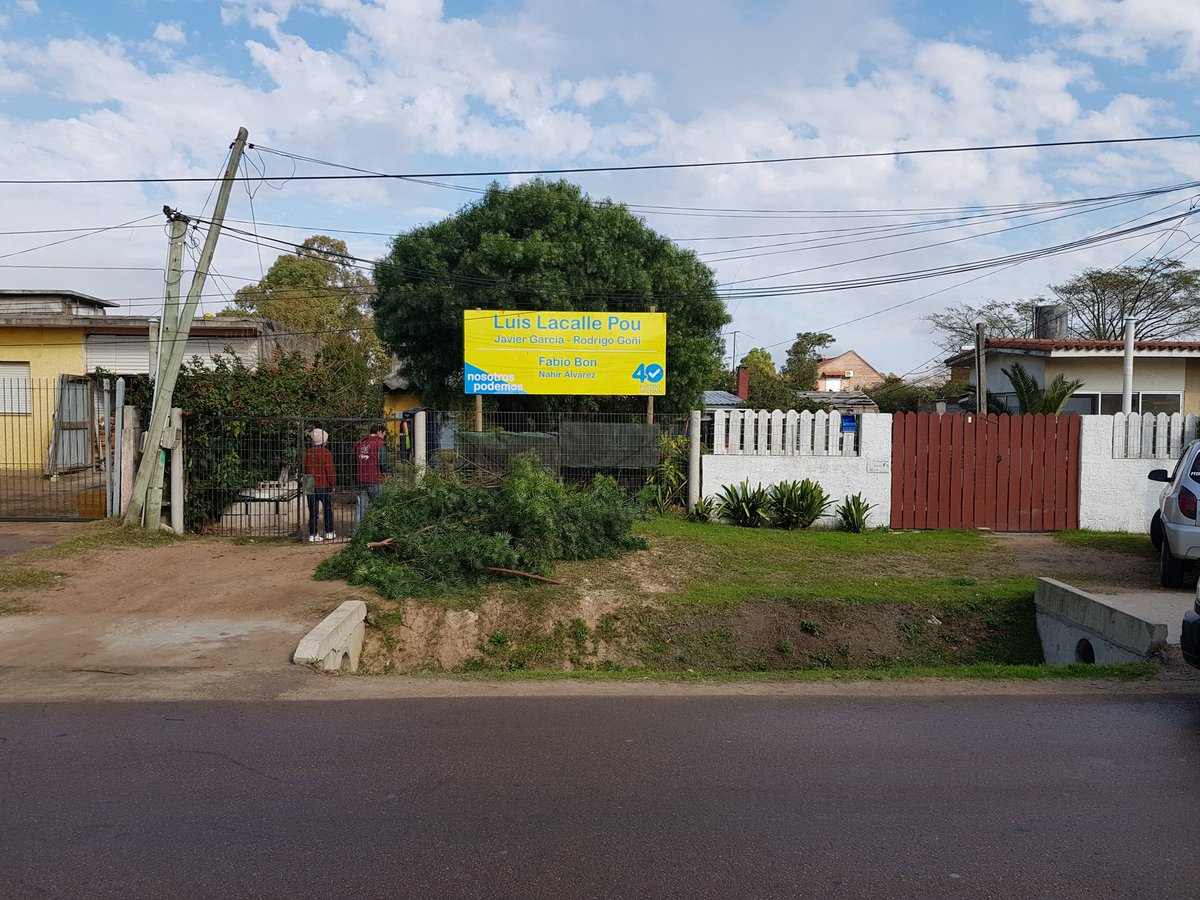 Preparando la Casa40 Lagomar, en Secco García y Arocena. Queda a las ordenes todo el equipo y nuestra dirigente Nahir Álvarez.