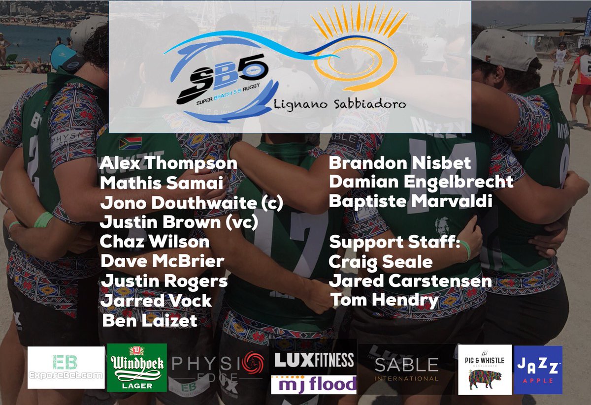 We give you another formidable team taking to the sand this weekend in Lignano Sabbiadoro, Italy!! a few new debutants in the team but overall a great mix of brut strength, silky skills & electric pace but enough about the support staff we have a pretty good team as well!! 😜