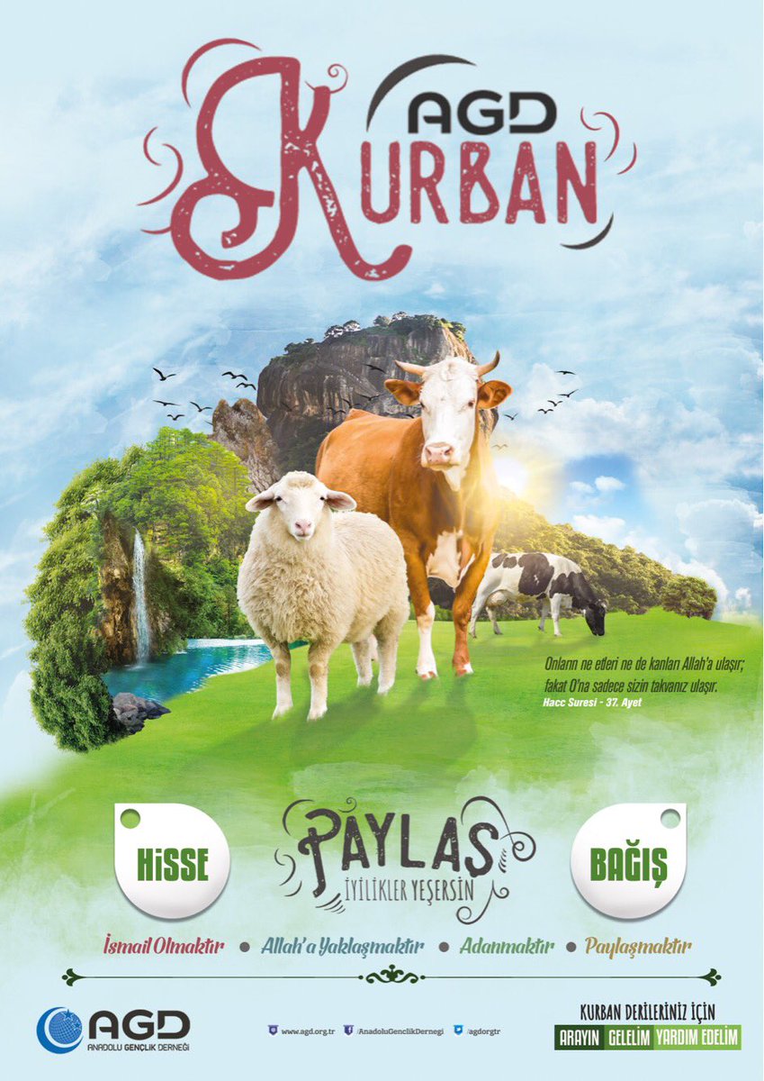agdorgtr's tweet image. Kurban Paylaşmaktır.
Paylaş İyilikler Yeşersin...