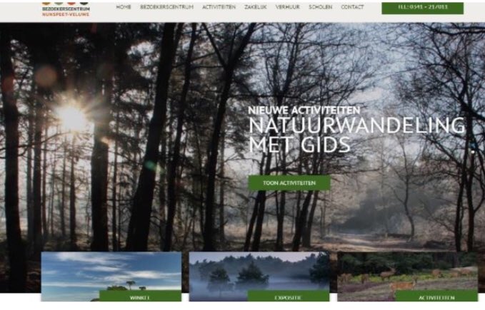 Onze site bezoekerscentrumnunspeet.nl is volledig vernieuwd! Heel mooi geworden! Kijk zelf maar...
