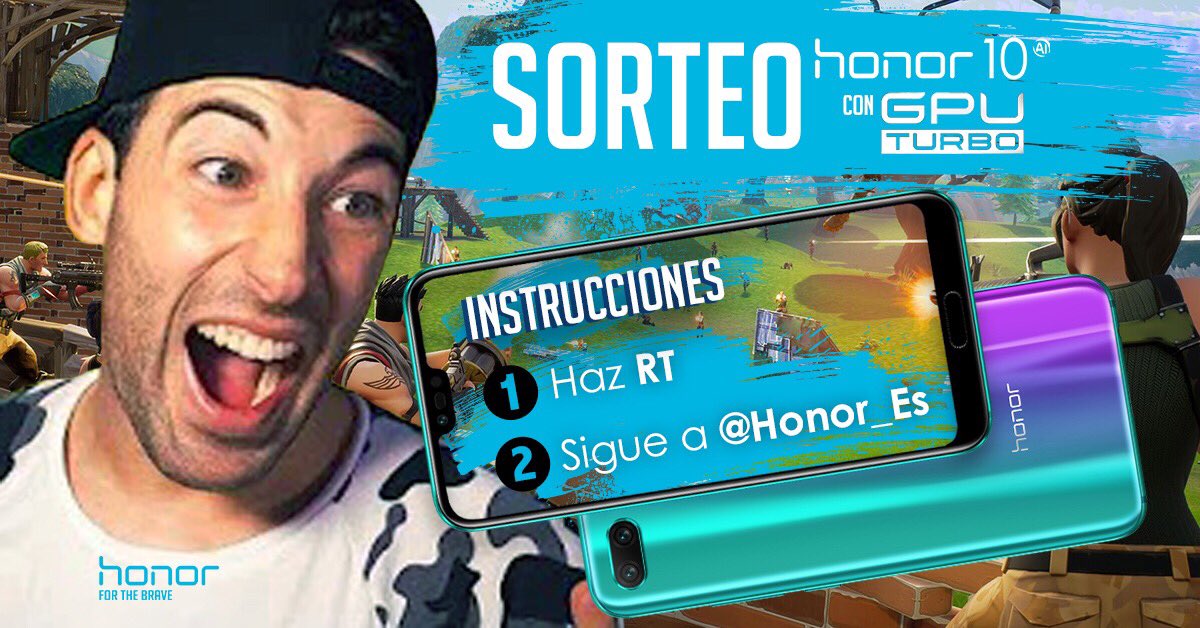 byViruZz's tweet image. SORTEO de un #HONOR10 con GPU TURBO, el nuevo smartphone de Honor con tecnología para gamers, y sí, es compatible con Fortnite 🔥

**Participa haciendo**
RT + FOLLOW a @Honor_ES 

#HONOR10GPUTurbo #ad