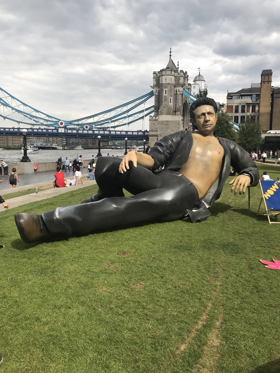 AndyMartindale's tweet image. Jeff Goldblum is very much alive (for now)