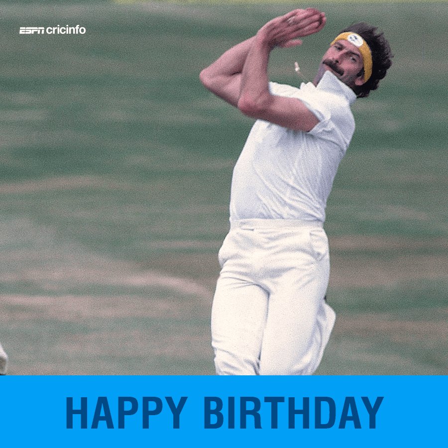  Happy birthday to Dennis Lillee, one of the greatest fast bowlers of all time! 

 