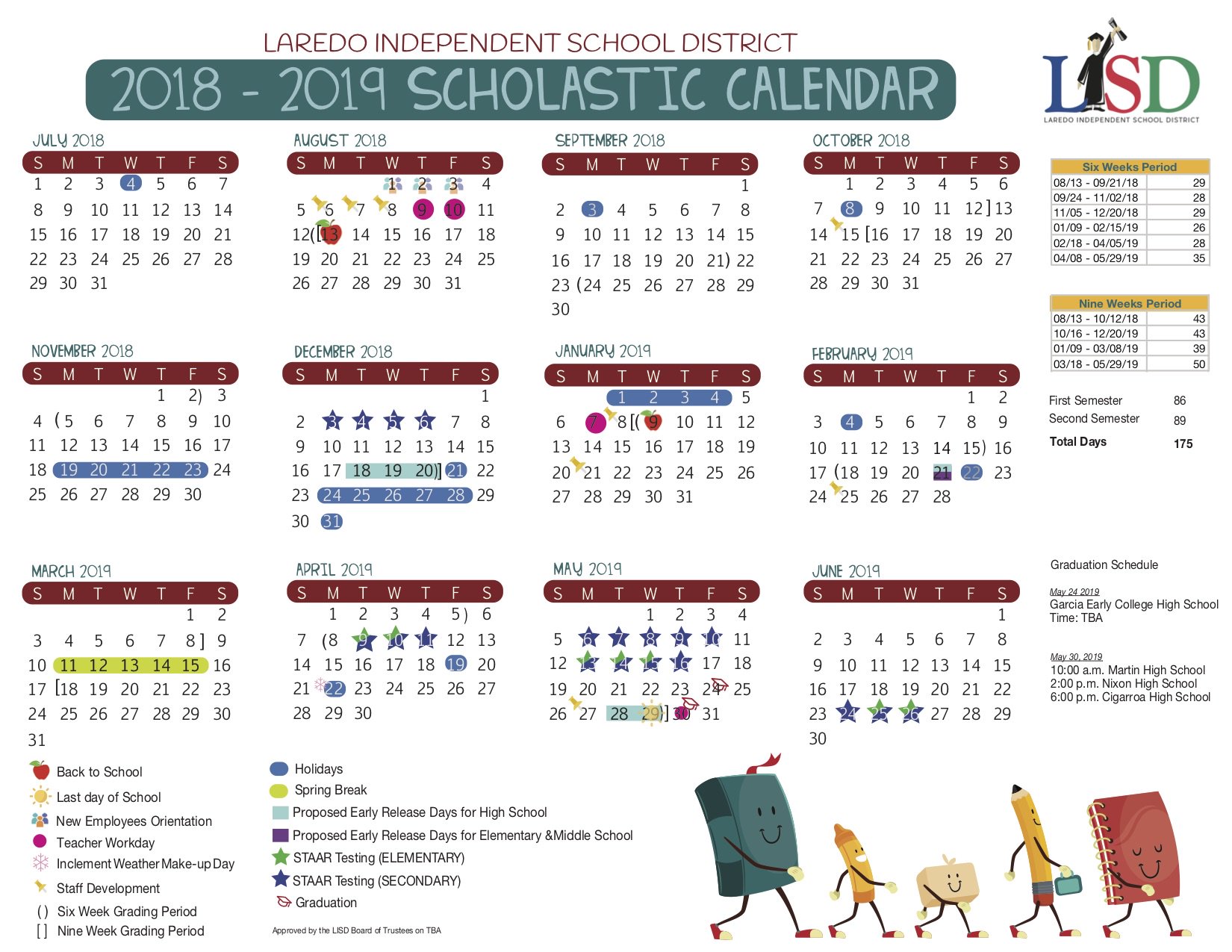 Lisd 202324 Calendar Printable Calendar 2023