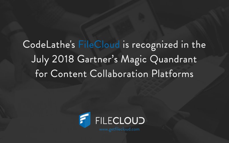 getfilecloud's tweet photo. Did you know that @getfilecloud is recognized in @Gartner_Inc #MagicQuandrant for Content #Collaboration Platforms Jul 2018? #SaaS #CloudStorage #EFSS https://t.co/aeKPHPOXda https://t.co/THZFXZVyla