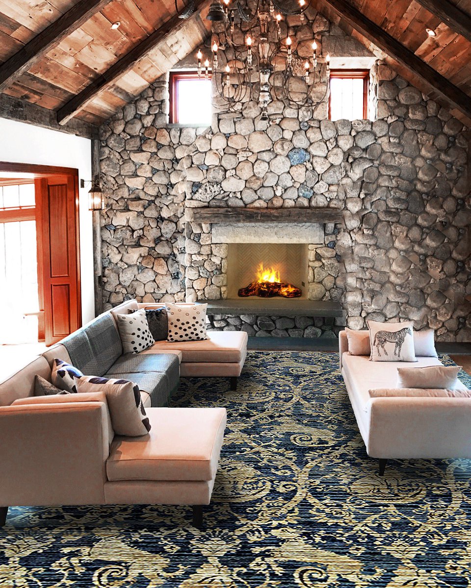 BokaraRug's tweet photo. Always great to see one of our rugs fit right in a home. Here we have our Canterbury Silk Select, Design JP-S124. Find your rug today! https://t.co/gQ1exbmcZO