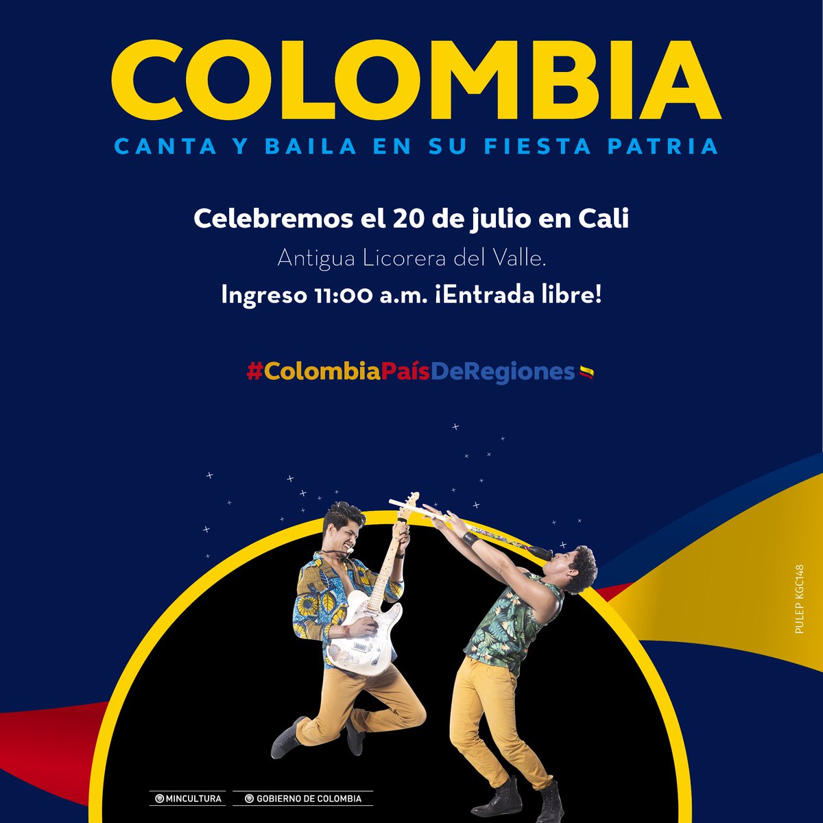 #AliadosTropicana  Con la diversidad cultural de nuestras regiones viviremos un espectáculo sin precedentes que nos hará vibrar de pasión por Colombia. Síguelo en vivo por los canales de tv regional y redes sociales de MinCultura. #ColombiaPaísDeRegiones #20DeJulio
