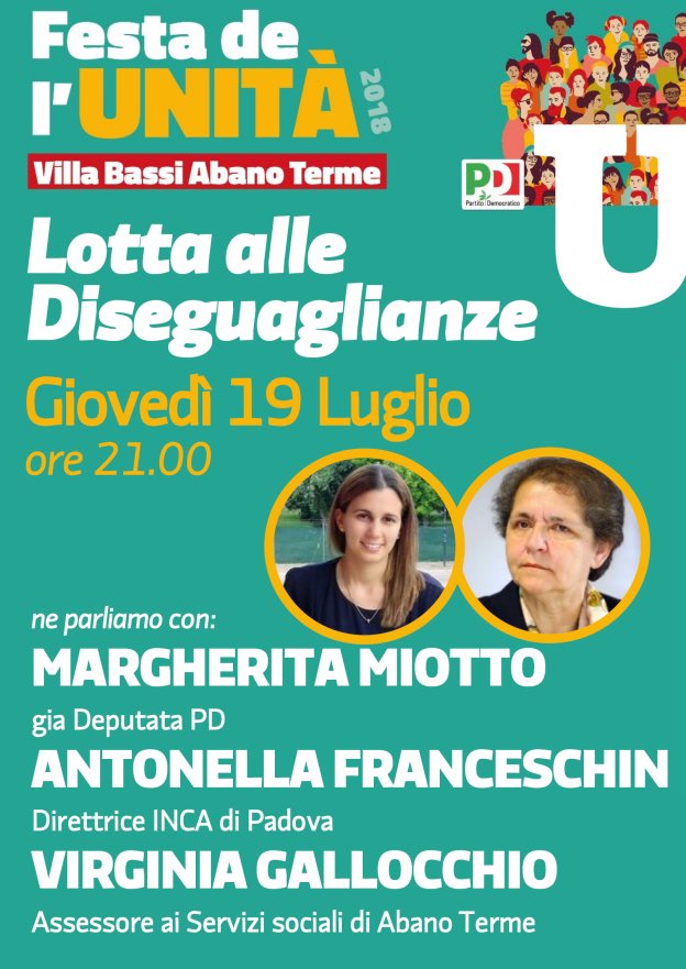 marghemiotto's tweet photo. Domani ad #abano si parla di #disuguaglianze https://t.co/045kbyHYqZ