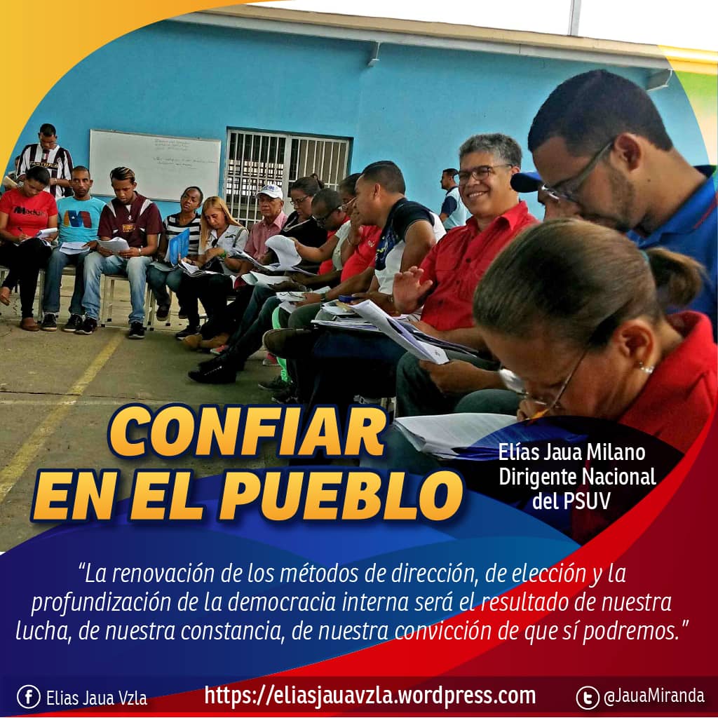 CONFIAR EN EL PUEBLO | Domingo 15 de julio de 2018, día de los niños y las niñas, vaya la bendición y nuestro compromiso para ellos y ellas de seguir luchando por un mundo nuevo donde tengan todos los derechos para ser felices <a href="/JauaMiranda/">Elías Jaua</a>