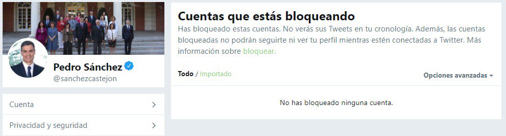 sanchezcastejon's tweet image. Este es un Gobierno de #transparencia, cercanía y servicio a la ciudadanía. Desde hoy, mi cuenta personal en @Twitter y la de @desdelamoncloa están abiertas para todos y todas.