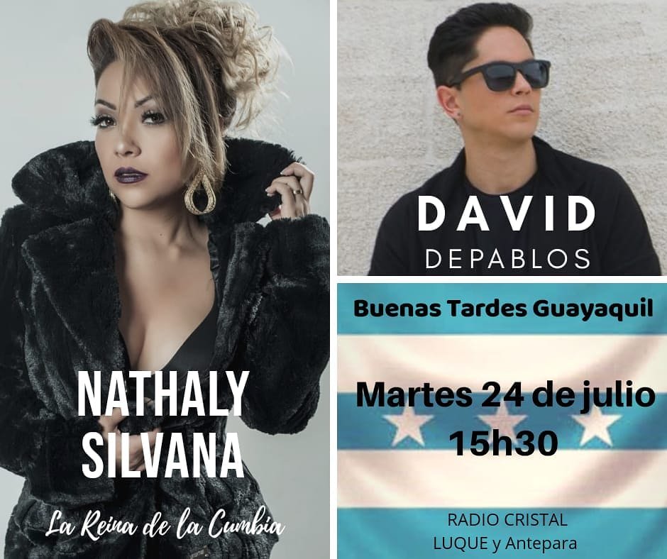 karolodalys98's tweet photo. Se vienen las Fiestas Julianas #ConOtroSwing 
@depablosoficial y @NathalySilvana gracias a Radio Cristal.. todos invitados a disfrutar de este concierto para celebrar a Guayaquil como se debe https://t.co/VaeS4nzOWN