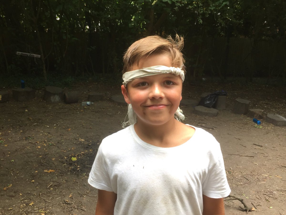 abbotsstaff's tweet photo. It didn’t take long for the children to get into different tribes #lordoftheflies #bandanas https://t.co/WrvcMqjkD8