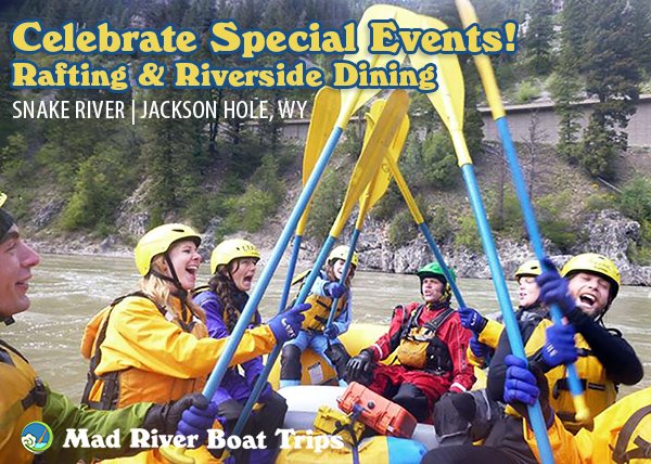 Celebrating your special event with a Mad River dinner or lunch trip is sure to be unforgettable from start to finish. mad-river.com/blog/celebrate…

#Rafting #JacksonHole #Wyoming #Foodies