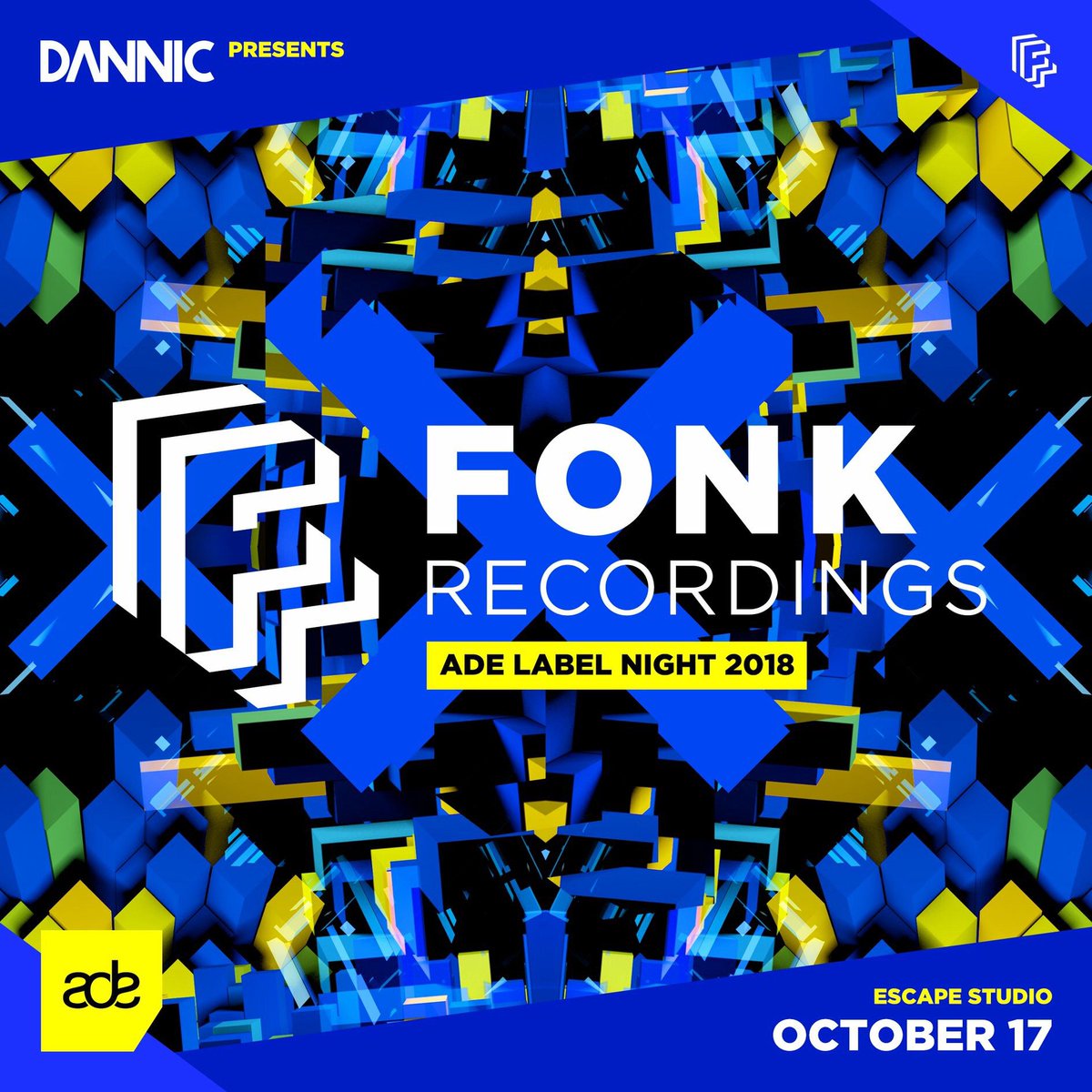 Very proud to announce that I'II be hosting another <a href="/fonkrecordings/">Fonk Recordings</a> Label Night during Amsterdam Dance Event. For more info, please check bit.ly/FonkADE18 🔥