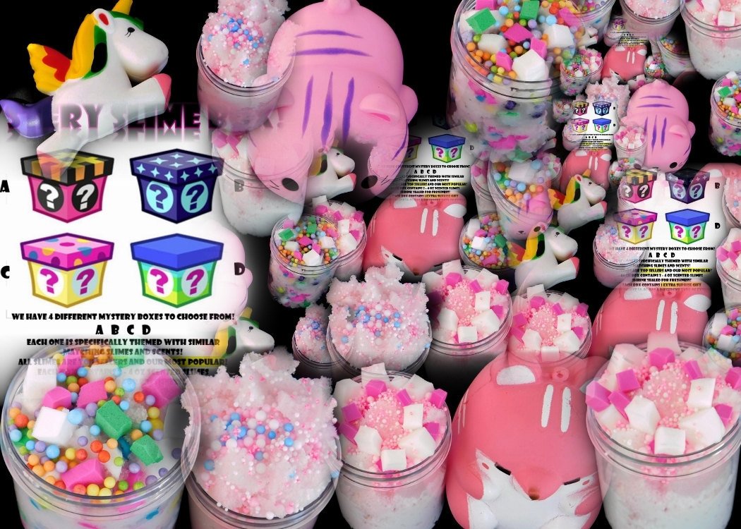 MonstrousSlimes's tweet photo. Check out our new #slimes in our #slimeshop https://t.co/CkbQGp06F5 | Cotton Candy Birthday Cake Slime | Strawberry Cupcake Marshmallow Creme Slime | Mystery Slime Box | Lucky Charms Cereal Slime | #monstrousslimes #birthdaycakeslime #cupcakeslime #mysteryslimebox #slime https://t.co/z6GXvn2Q1R