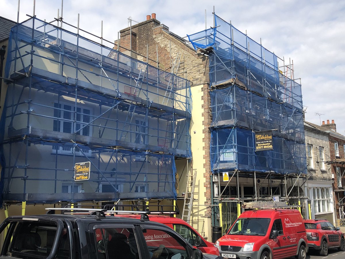 SamScaff2003's tweet photo. All finished in High East Street. Well Done Team! #TeamWork #Dorchester #Dorset #ScaffoldingDorset #Scaffolding https://t.co/lrEWXbMZOd