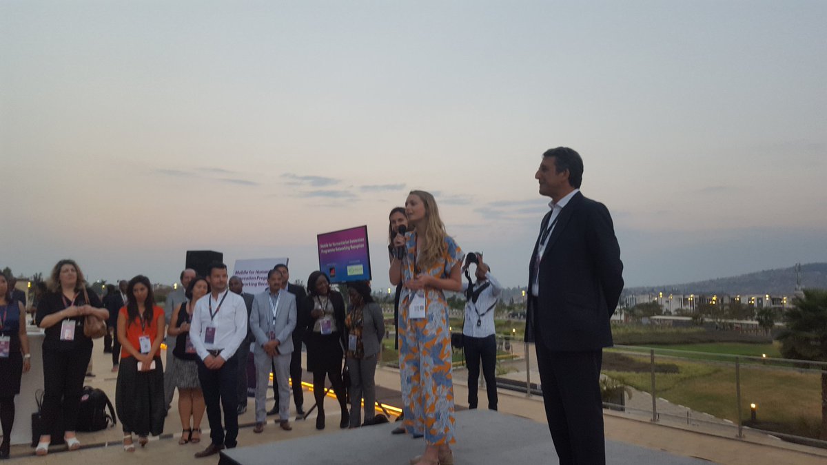 @SophieYVE announcing the launch of @DFID_UK funded @GSMAm4d Mobile for Humanitarian Initiative grant round 2. Get your submissions in and share among your network. #M360Africa @GSMAm4d