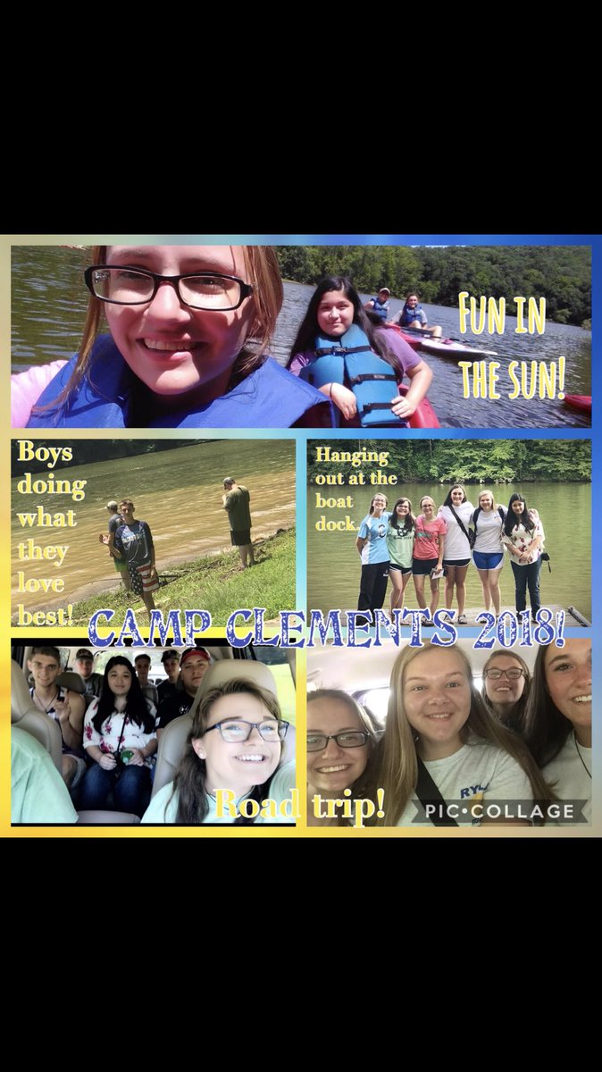 haley_wray's tweet photo. Camp Clements is a camp that’s unforgettable! We had a great time learning and growing as a chapter. Together we leaned leadership skills, how to work as a team, time management skills, and so much more great things that will better our chapter this oncoming year. https://t.co/hooheljePb
