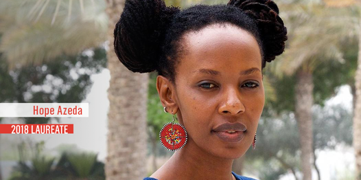 UbumuntuArtFest's tweet photo. We are so proud of our curator, @HopeAzeda, who has been honored as a 2018 @McNultyPrize Laureate for bringing together performers from #Rwanda and around the world to explore the trauma of conflict and the depths of the human experience.

https://t.co/JFJ4Ayjvlm https://t.co/Sgy3u7LIlq