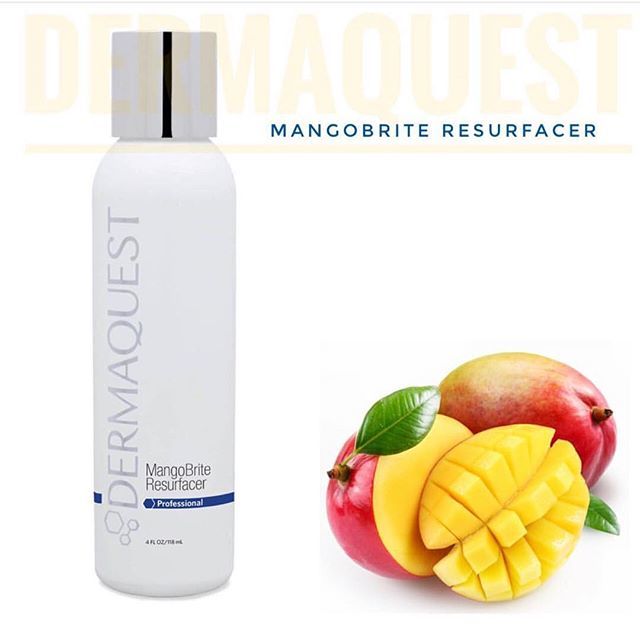 DermaQuest's tweet photo. MANGOBRITE RESURFACER ๐
.
.
Powerfully brightening and anti-inflammatory- Effectively retexturizes compromised skin and aids in regulating congestion!! #dermaquest #mango #chemicalpeel #micropeels #hydrating #antiaging #brightening https://t.co/hvGhrGg6MN
