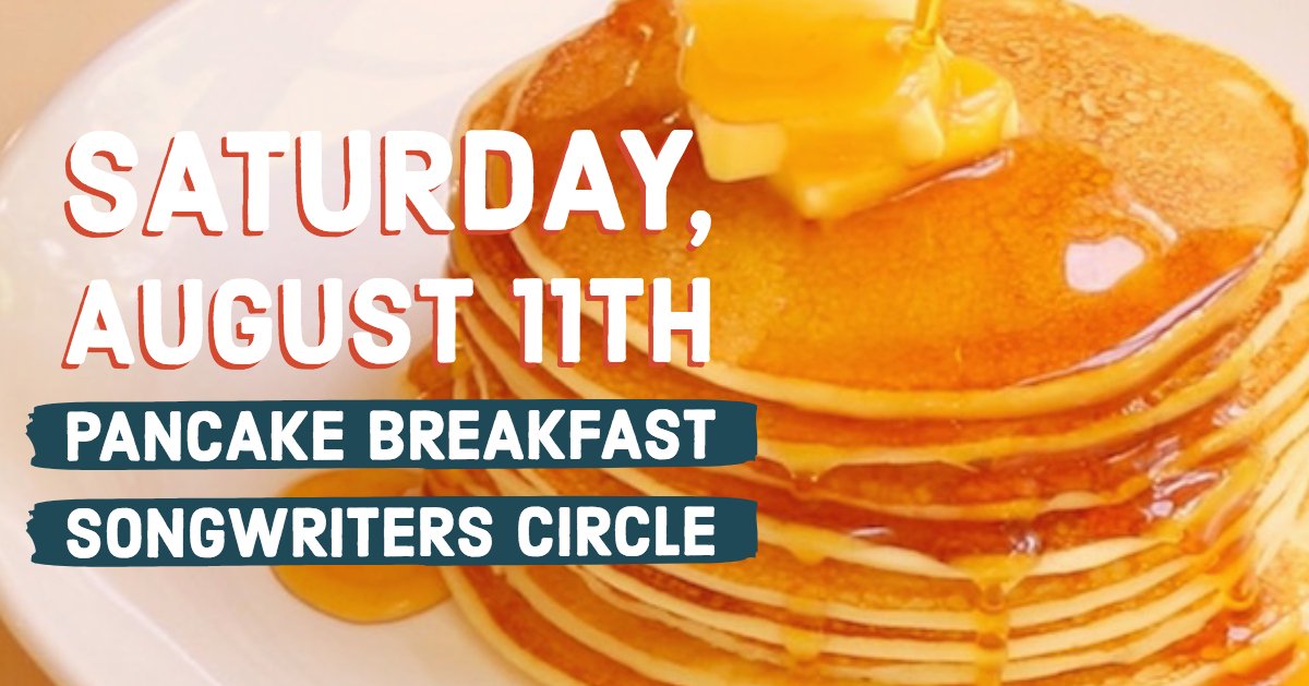 WHO LIKES PANCAKES???!!! 🙋💛😋
You asked for more programming on the Saturday and we're bringing a FULL DAY of fun! Starting at 10:30am with a Pancake Breakfast and Songwriters Circle.
#BlacktopBall2018
