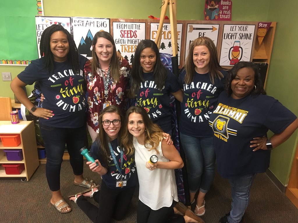 Our kindergarten and 1st grade counselors have made camp and are ready for our campers <a href="/EastGarnerES/">East Garner Elementary School</a> #LEAD #EGEStrong